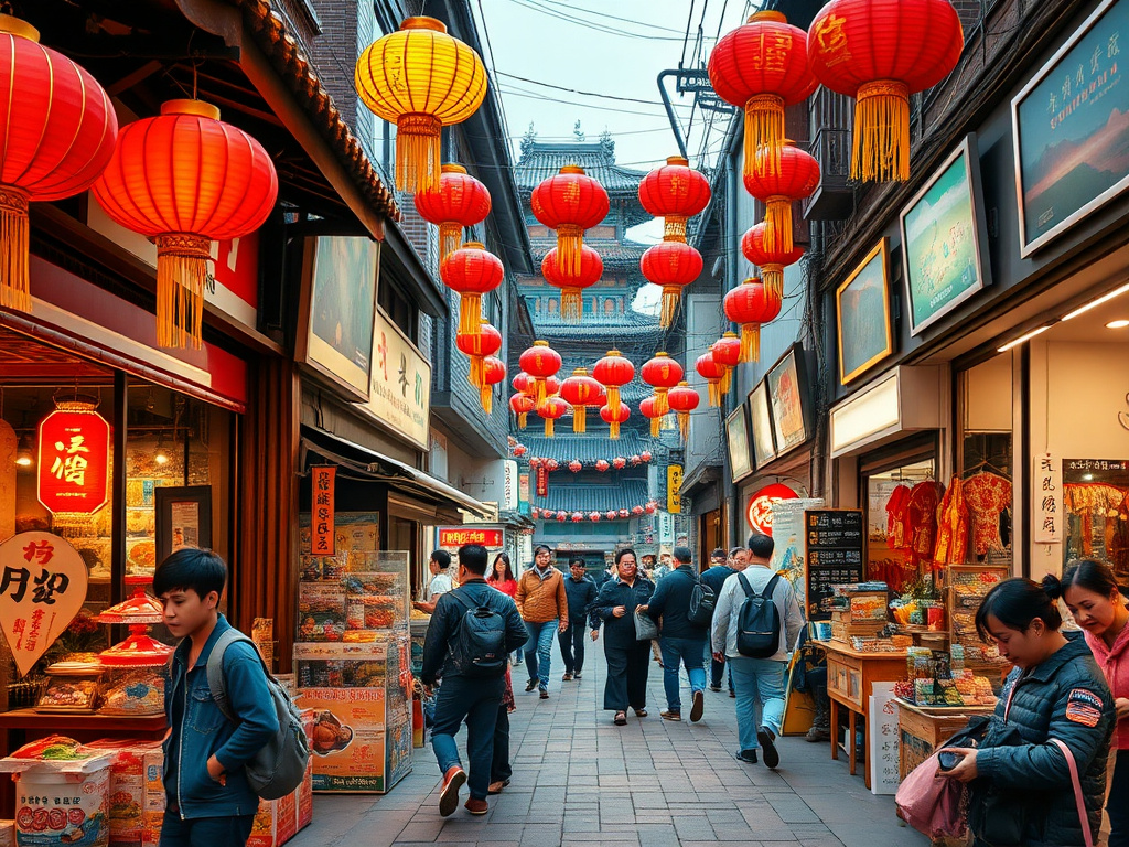 Lunar New Year decorations in Vietnam