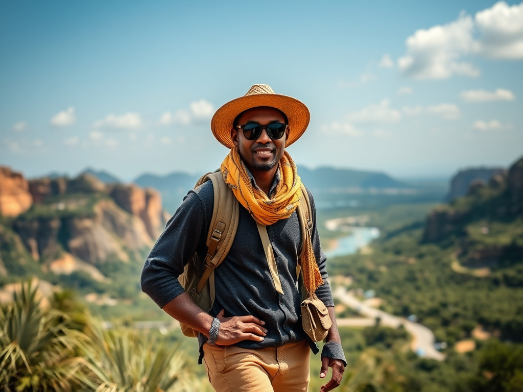 LGBTQ+ traveler of color researching travel insurance