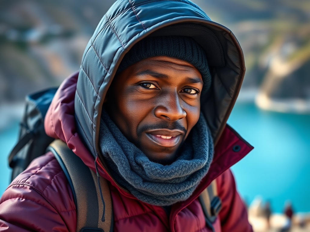 Traveler staying informed and connected with locals