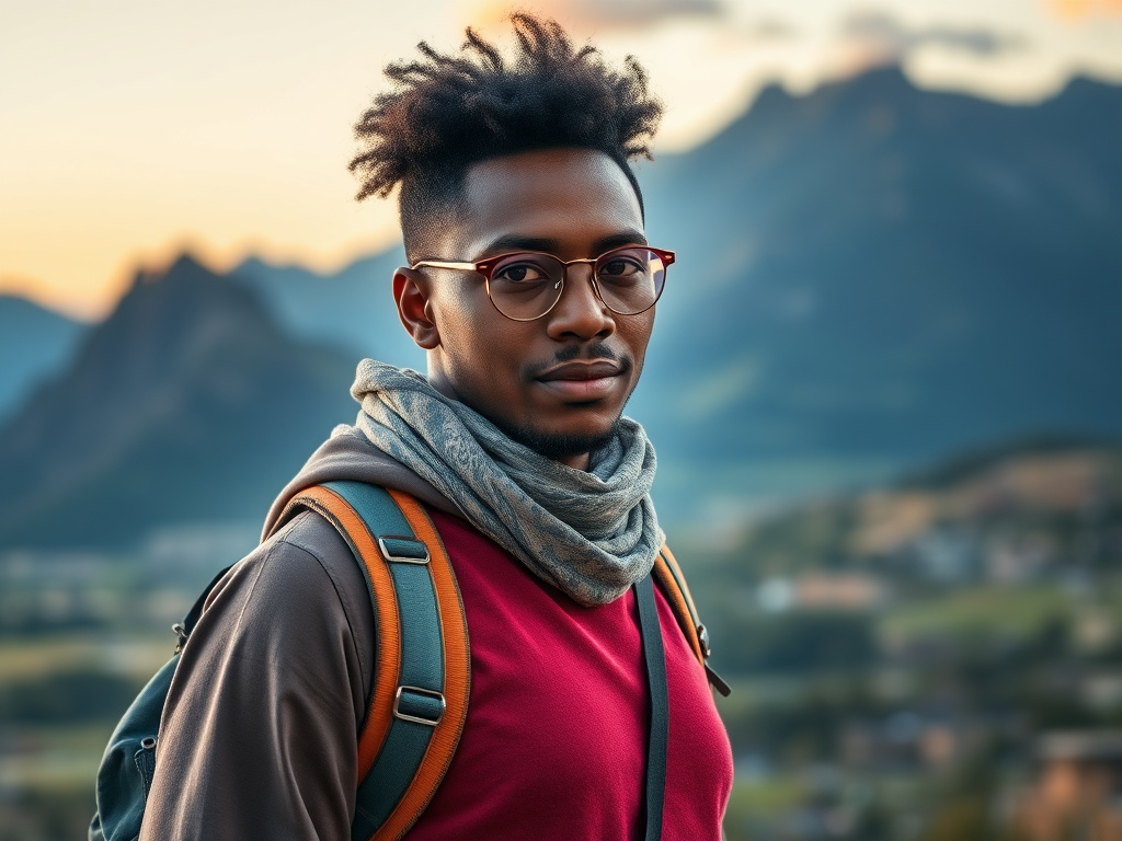 LGBTQ+ traveler of color researching travel health insurance