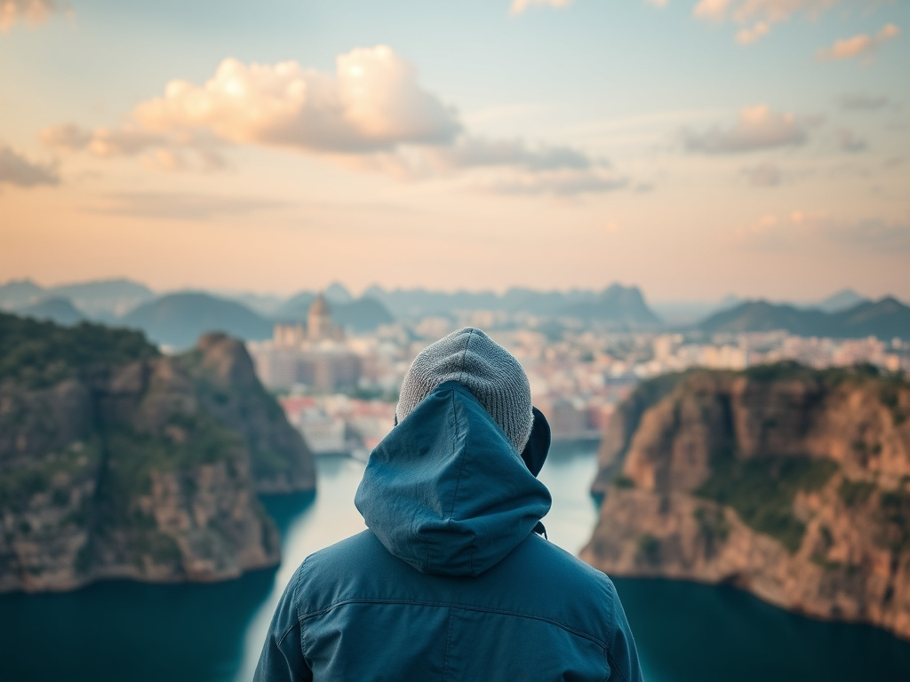 LGBTQ+ traveler of color connecting with local LGBTQ+ community