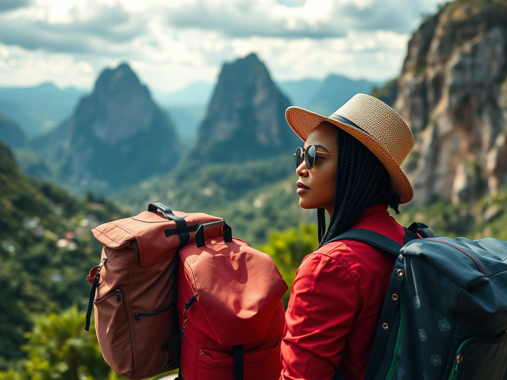 LGBTQ+ traveler of color reflecting on their travel experience
