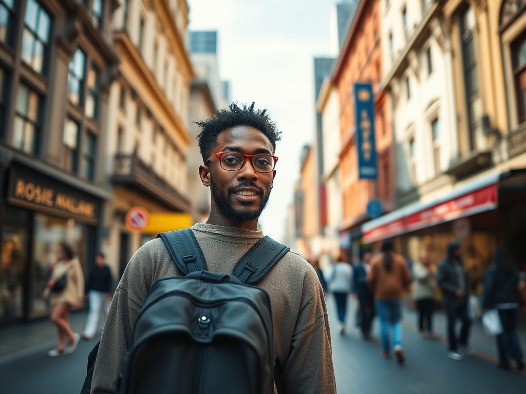 LGBTQ+ traveler of color reflecting on their slow travel experience