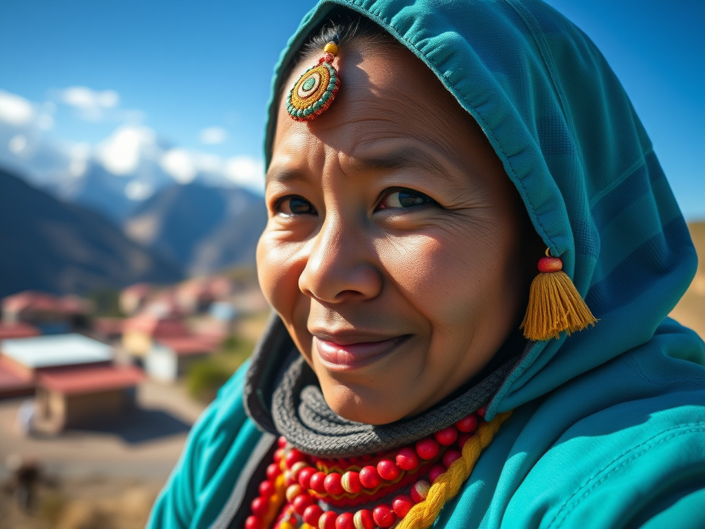 A traveler practicing Quechua with a local in the Sacred Valley