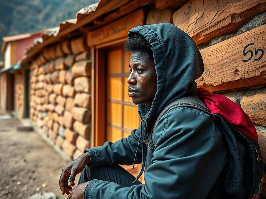 A solo female traveler of color exploring the streets of Lima