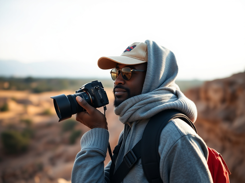 A travel photographer of color connecting with local communities