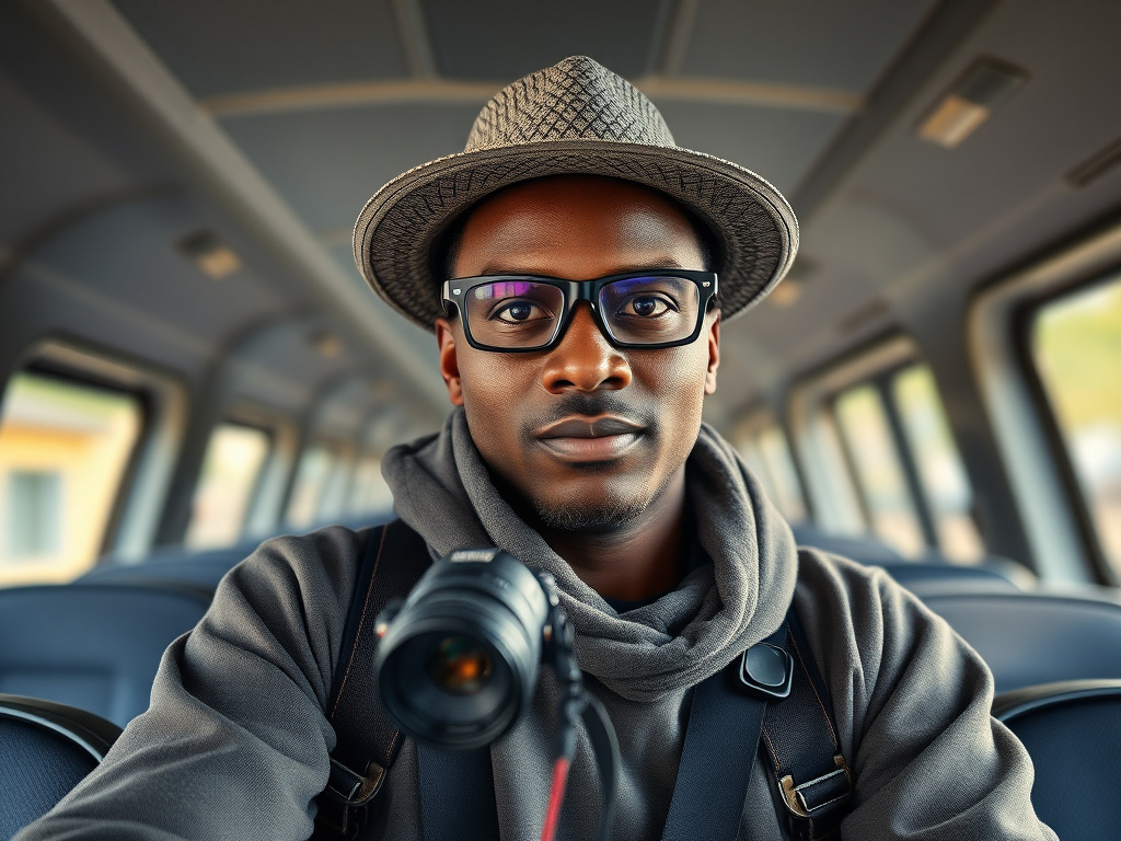 A travel photographer of color respecting local cultures and traditions