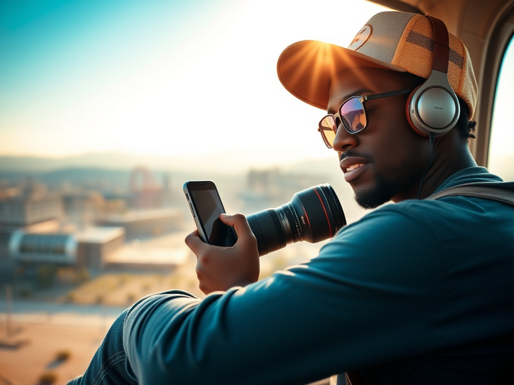 LGBTQ+ traveler of color reflecting on their journey