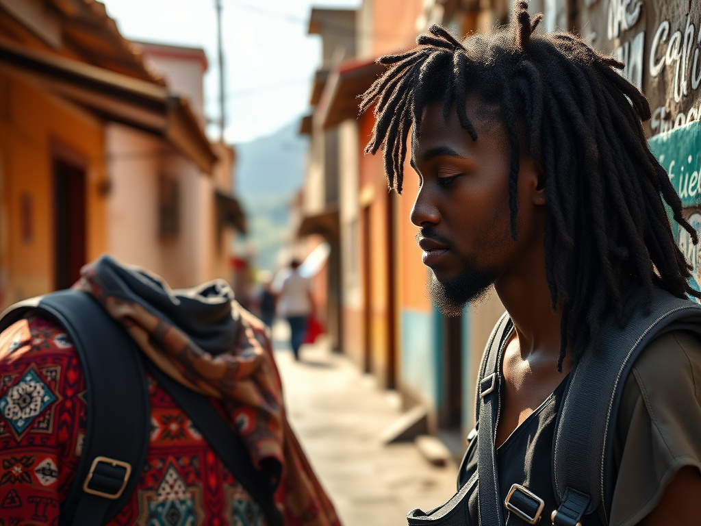 A traveler of color exploring Latin America with confidence