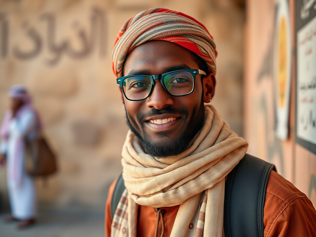 A traveler of color exploring the souks of Marrakech