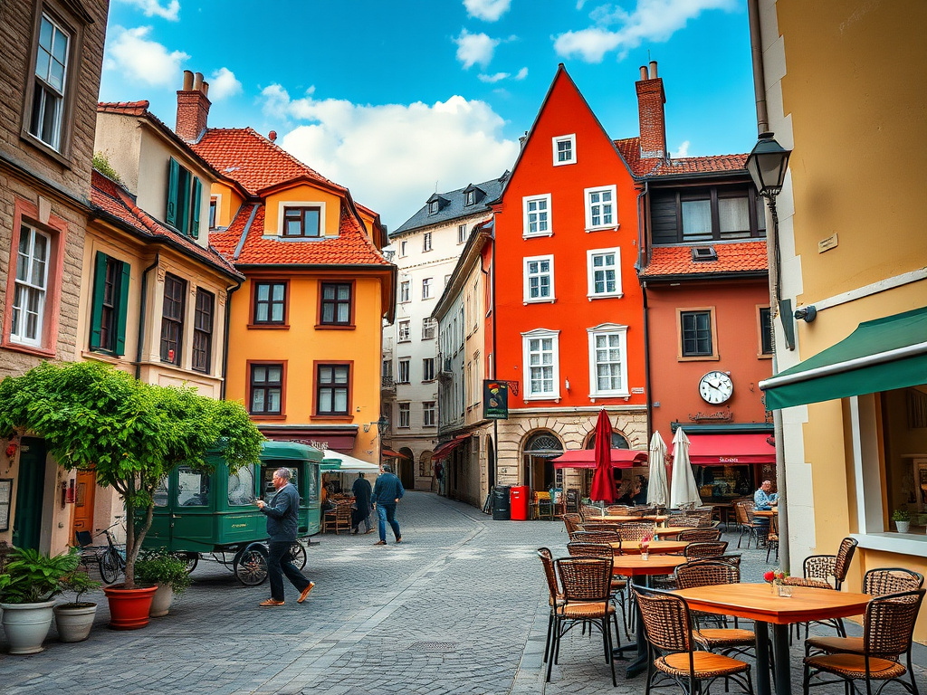 Diverse travelers reflecting on their European adventure