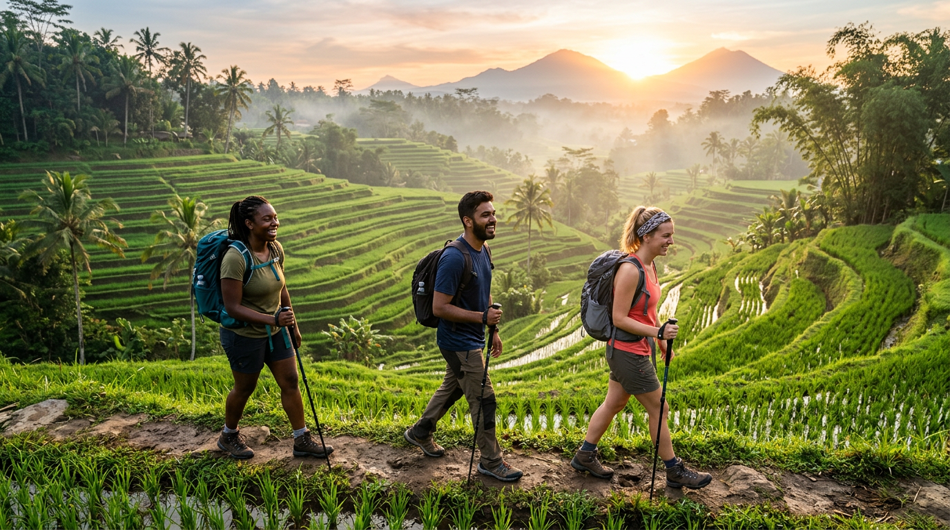 Respectful travel photography in natural setting