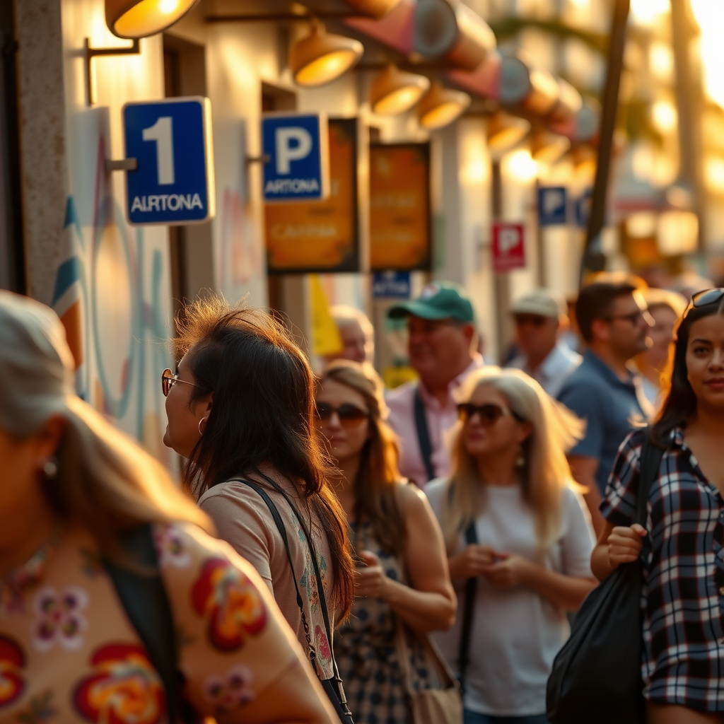 Photorealistic travel scene — Panama City, Panama — diverse travelers