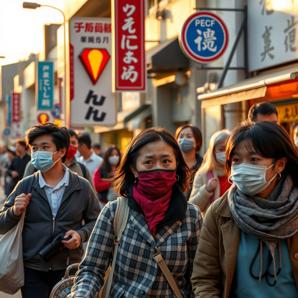 Photorealistic travel scene — Seoul, South Korea — diverse travelers